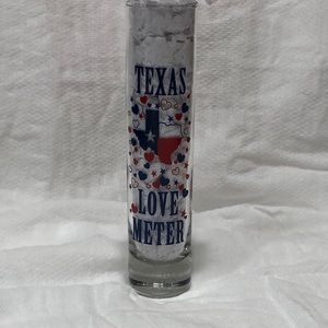 JAS “Texas Love Meter” Tall Glass
